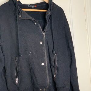 Black Button Up G by Guess Hoodie